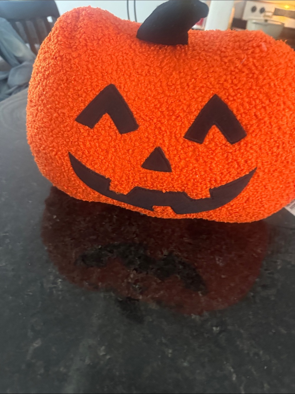 Kids Plush Pumpkin Costume Accessory - Orange Jack-O'-Lantern